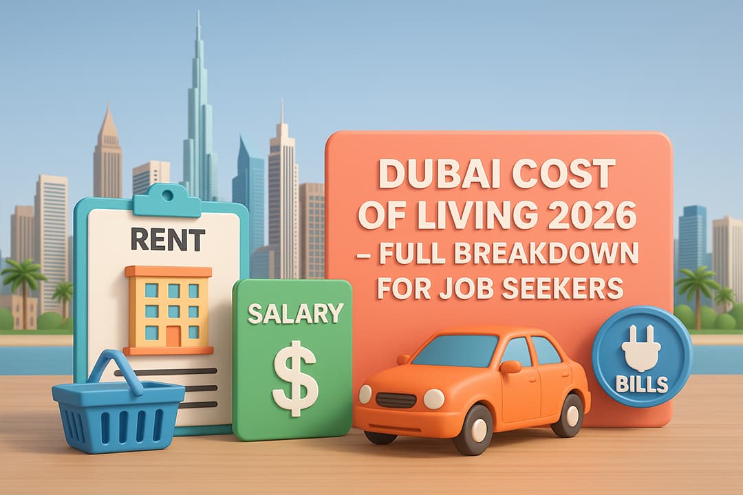 Dubai Cost of Living 2026 – Full Breakdown for Job Seekers