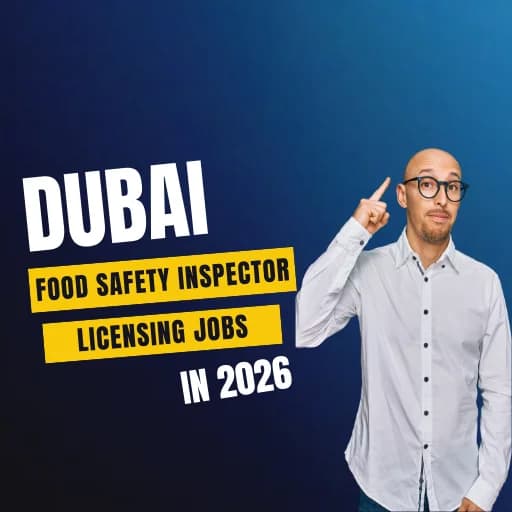 Dubai Food Safety Inspector Licensing Jobs in (2026)