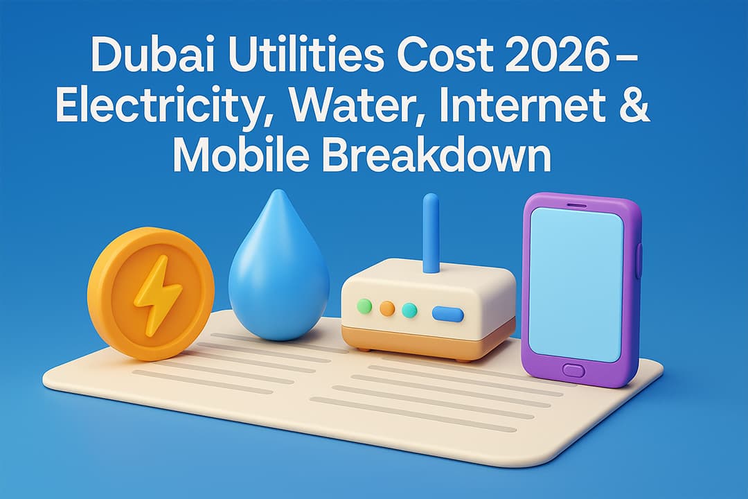 Dubai Utilities Cost 2026 – Electricity, Water, Internet & Mobile Breakdown